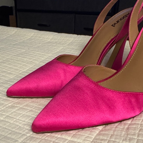 Abound Fuchsia Slingback Heels - Picture 4 of 5